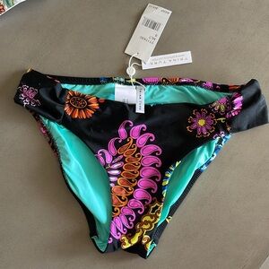 NWT!!  Trina Turk Hipster Bikini Bottoms - Electric Reef Multi Color Sz 8